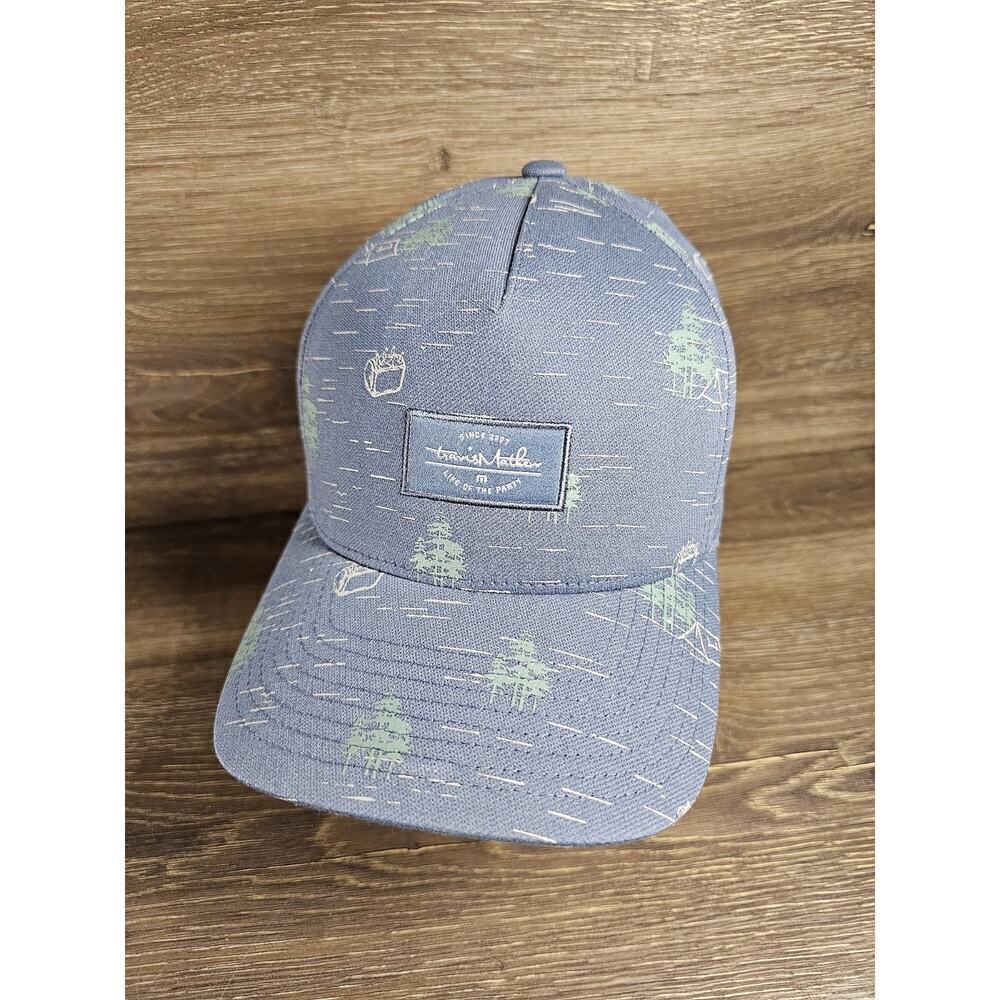 Travis Matthew Life Of The Party All Over Print Snapback Hat Beers Trees Golf